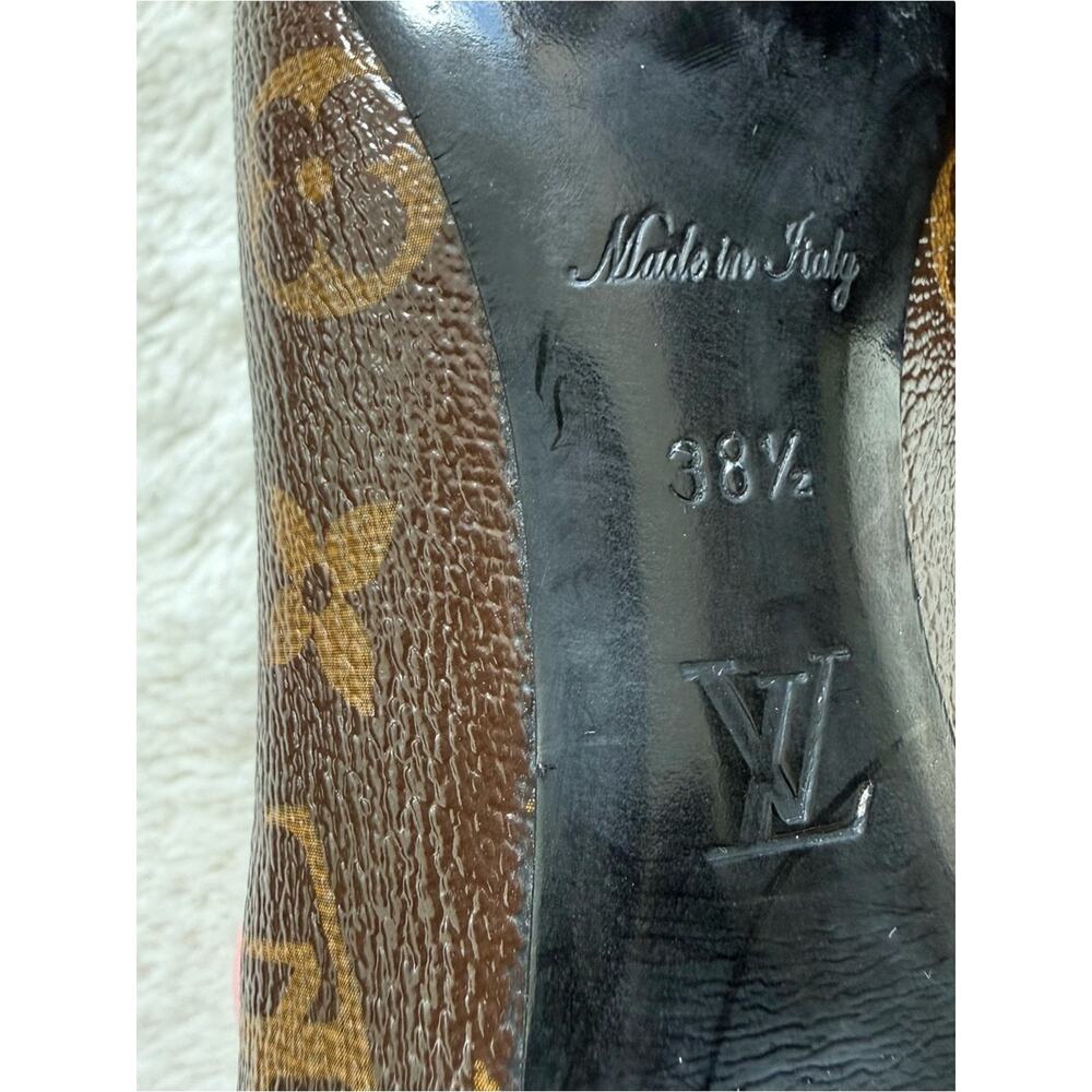 Louis Vuitton Revival Ankle Boot Monogram Print size 38.5 EU Authentic - Picture 8 of 10